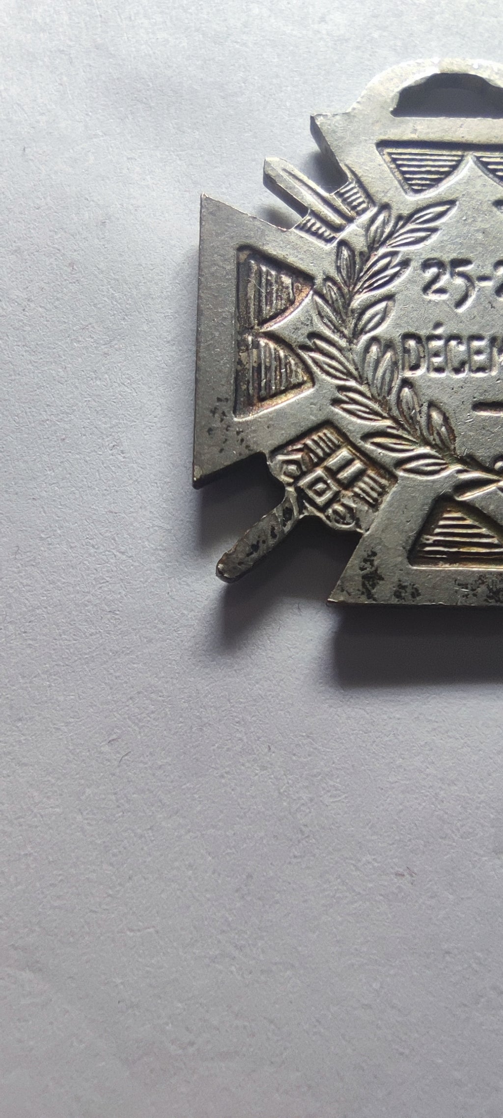 Médaille Journée du Poilu 1915 signée Bargas – vue 2
