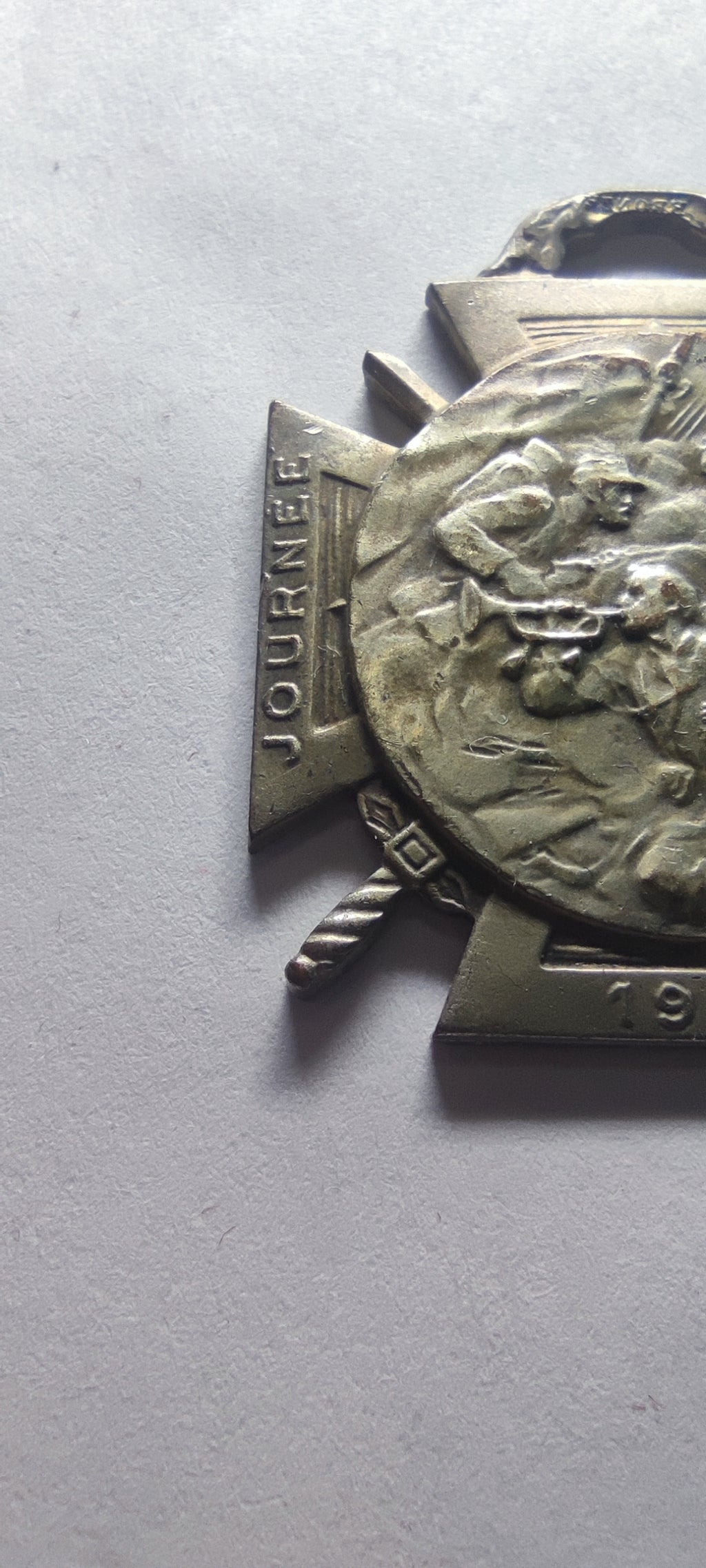 Médaille Journée du Poilu 1915 signée Bargas – vue 6