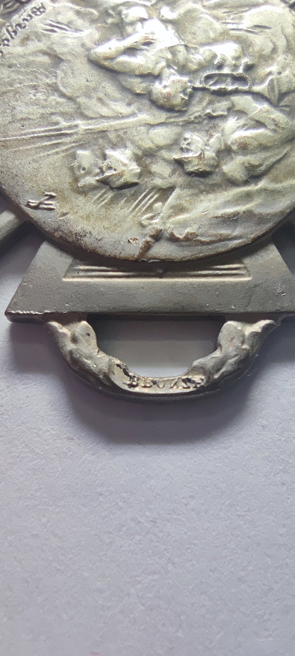 Médaille Journée du Poilu 1915 signée Bargas – vue 9