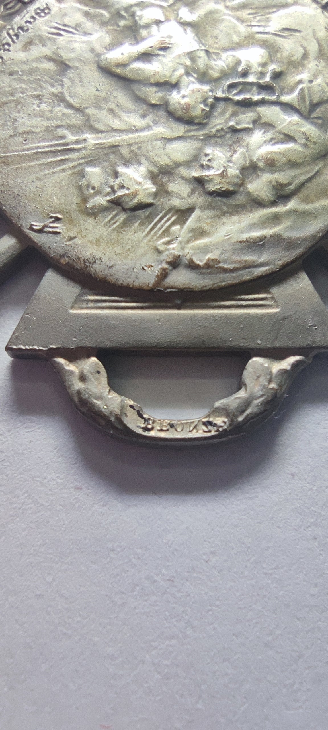 Médaille Journée du Poilu 1915 signée Bargas – vue 9