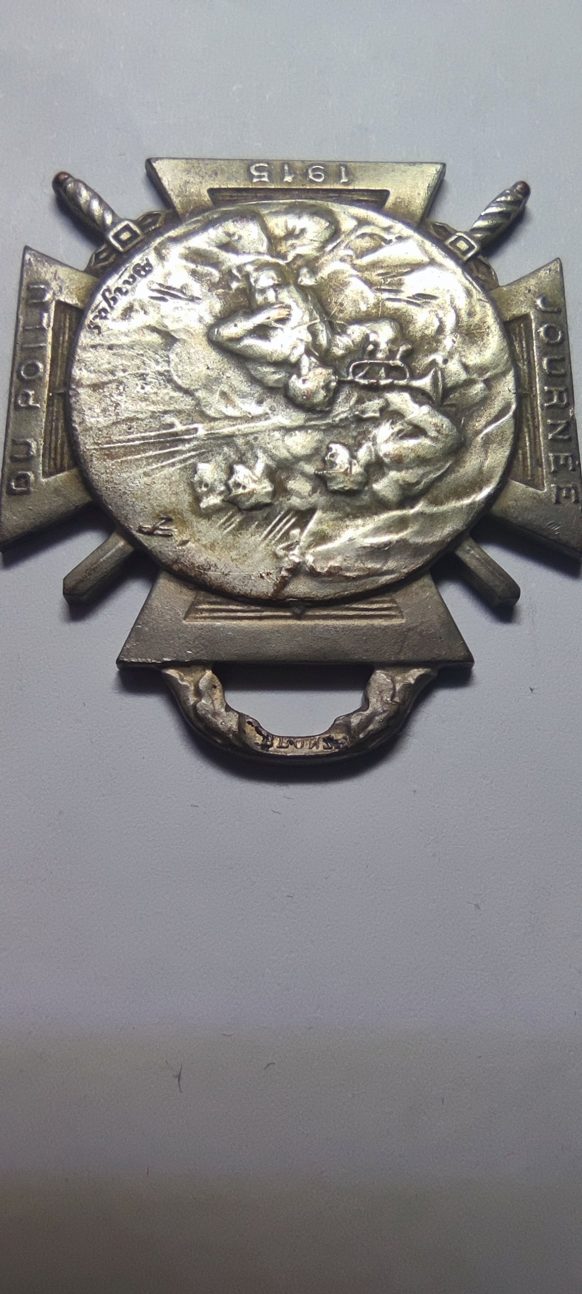 Médaille Journée du Poilu 1915 signée Bargas – vue 10
