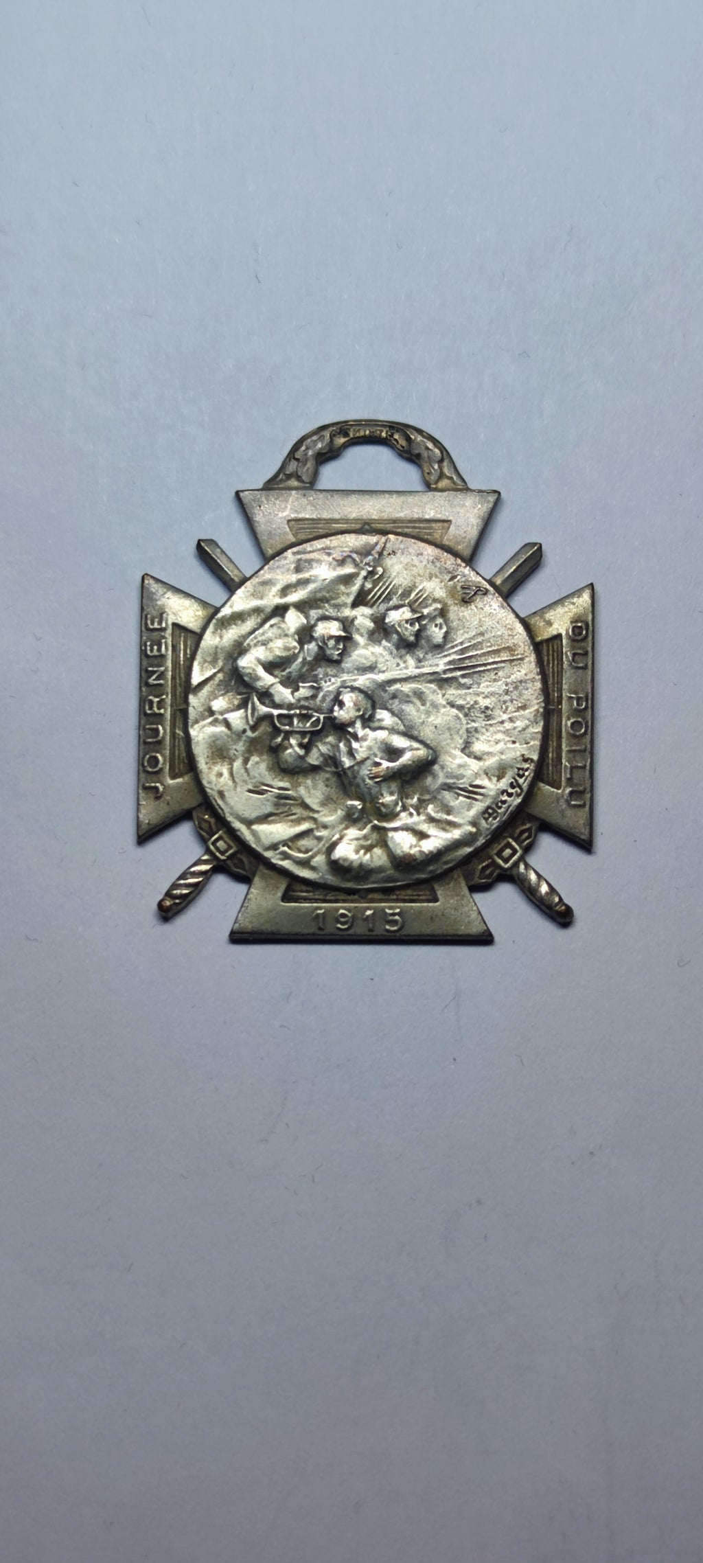 Médaille Journée du Poilu 1915 signée Bargas – vue 13