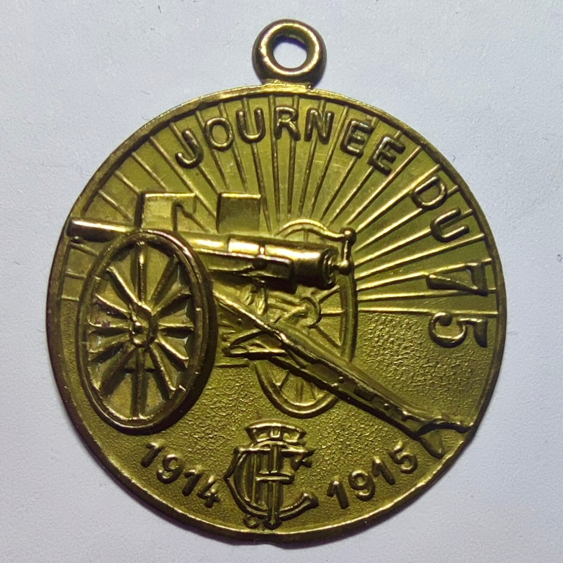 Insigne Journée du 75, 1914-1915, Touring-Club de France – vue 3