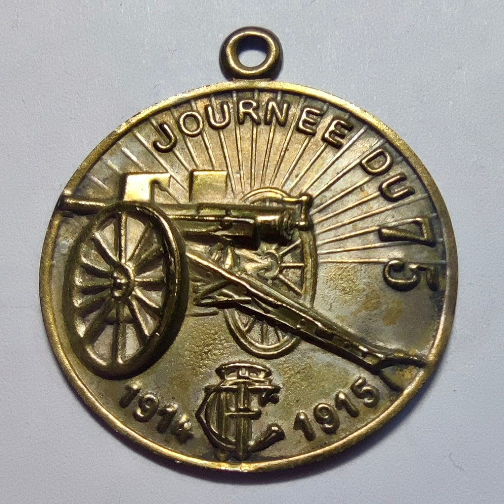 Insigne de la Journée du 75, 1914-1915, Touring-Club de France (WWI)