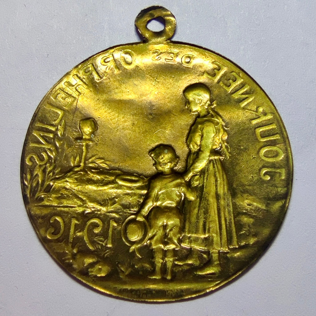 Insigne de la Journée des Orphelins, novembre 1916, G. Prud'homme (WWI)