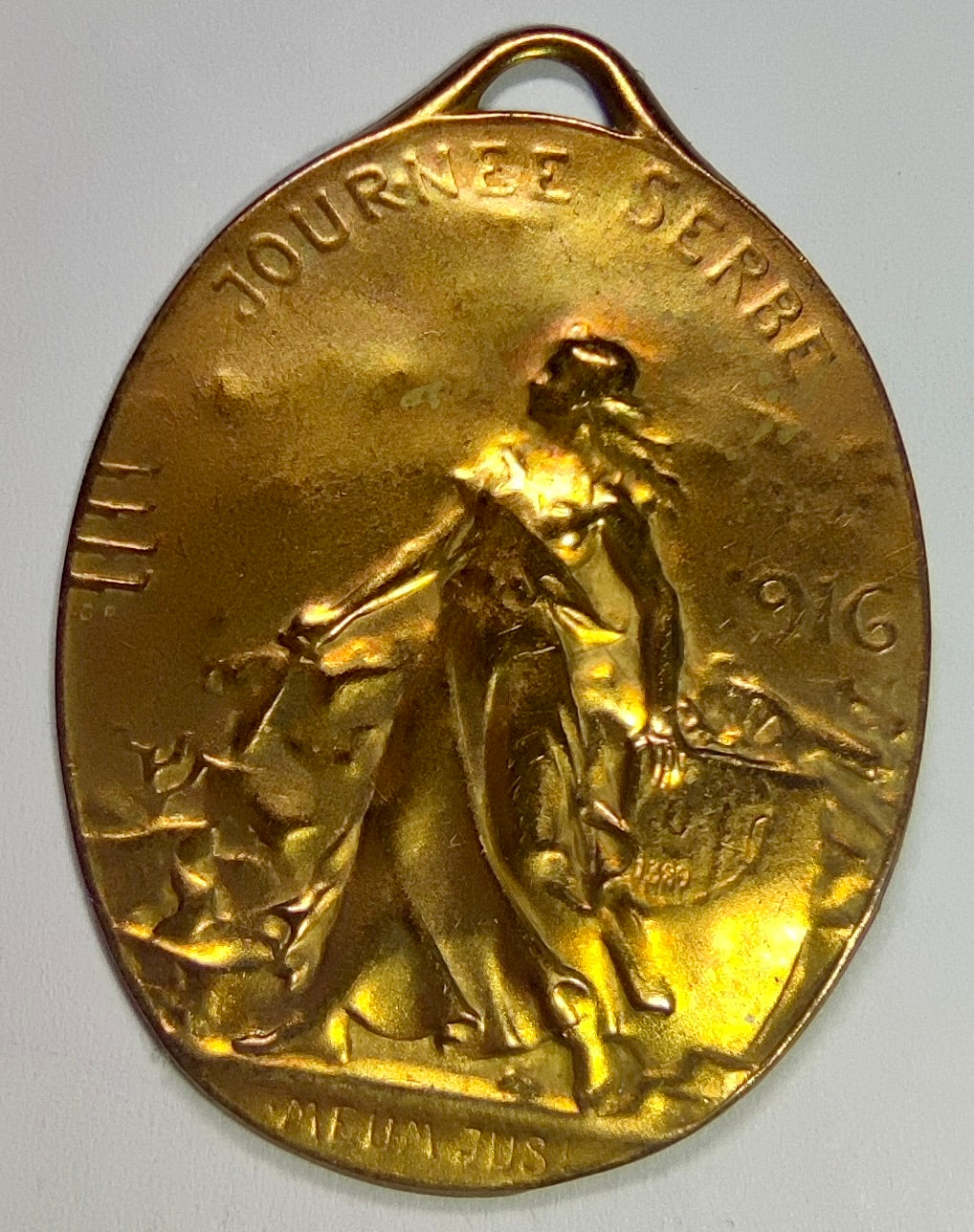 Insigne de la Journée Serbe, 25 juin 1916, G. Prud'homme (WWI)