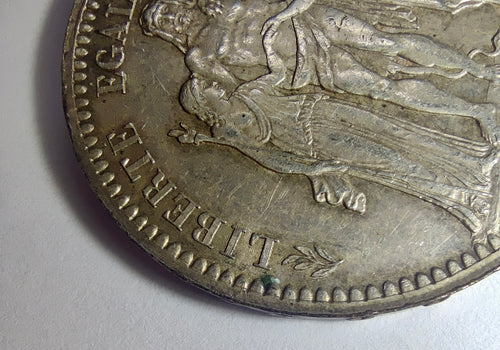 5 francs Hercule 1873 A (Paris), argent, IIIe République