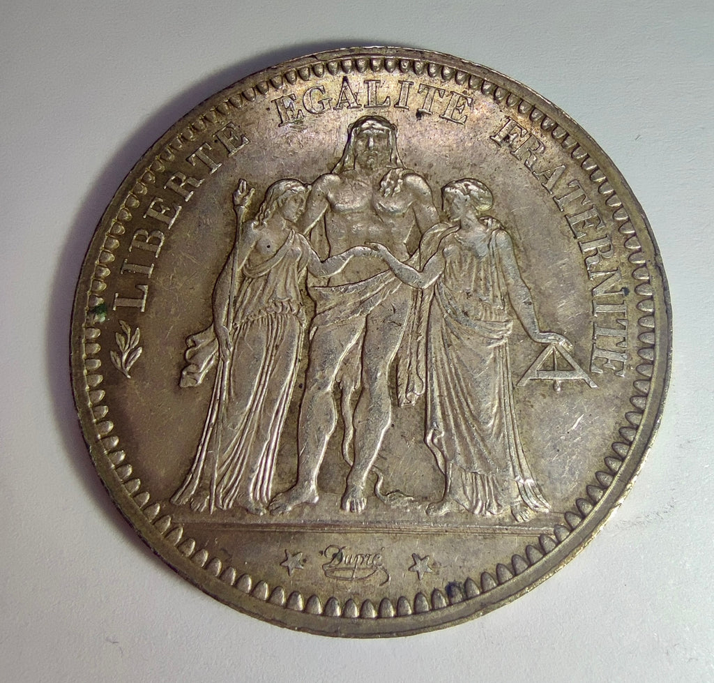 5 francs Hercule 1873 A (Paris), argent, IIIe République