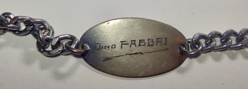 Archives d'un immigré italien, Dino Fabbri (1911-1985) : de Lucques à Alfortville, naturalisation 1939, exode, Berlin 1944, rapatriement - lot de 19 documents et une gourmette