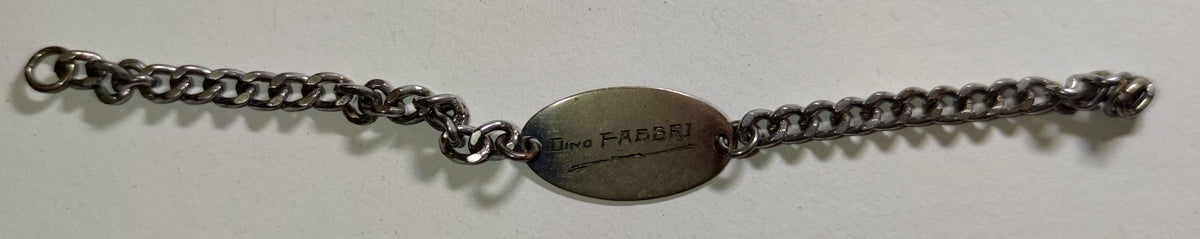 Archives d'un immigré italien, Dino Fabbri (1911-1985) : de Lucques à Alfortville, naturalisation 1939, exode, Berlin 1944, rapatriement - lot de 19 documents et une gourmette