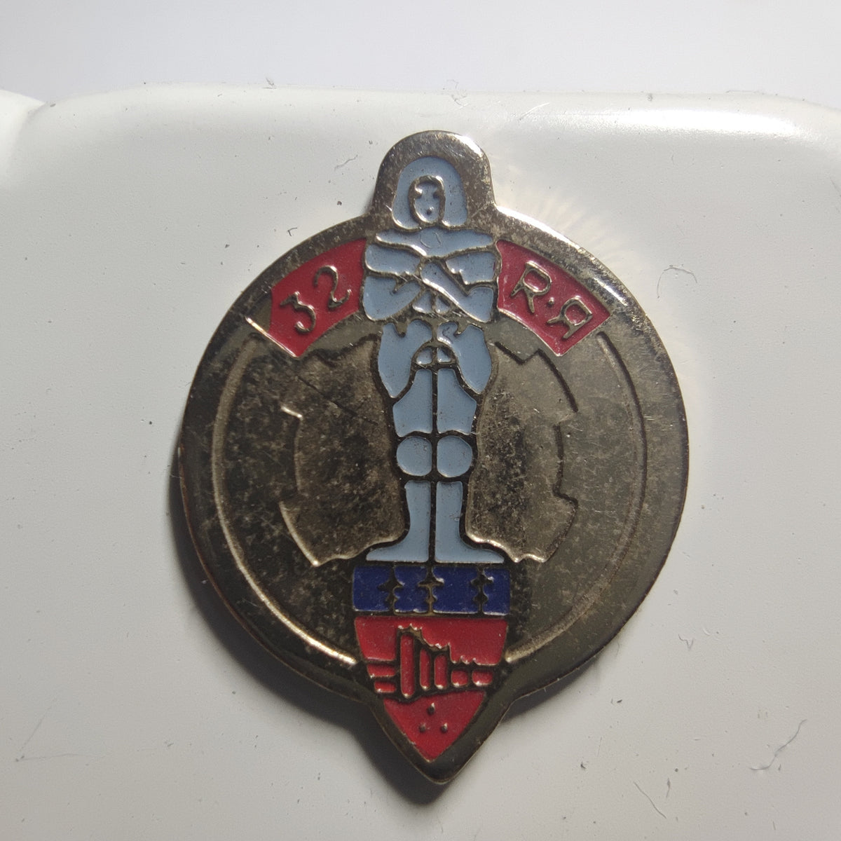 Pin’s 32e régiment du génie (32e RG), vers 1990