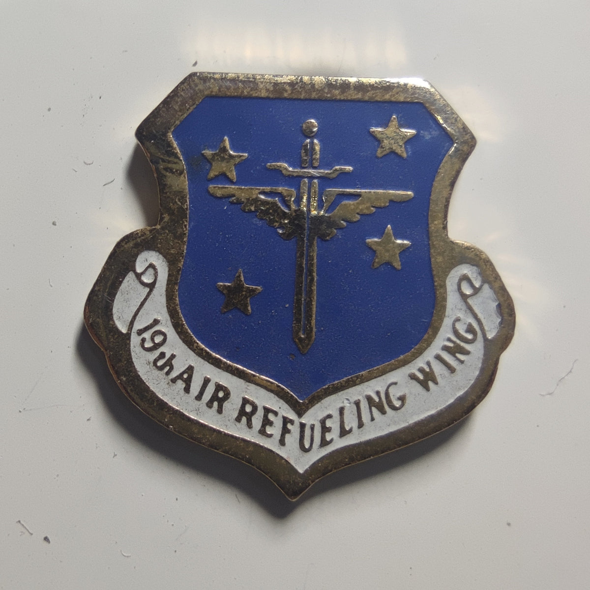 Pin’s US Air Force, 19th Air Refueling Wing, vers 1990