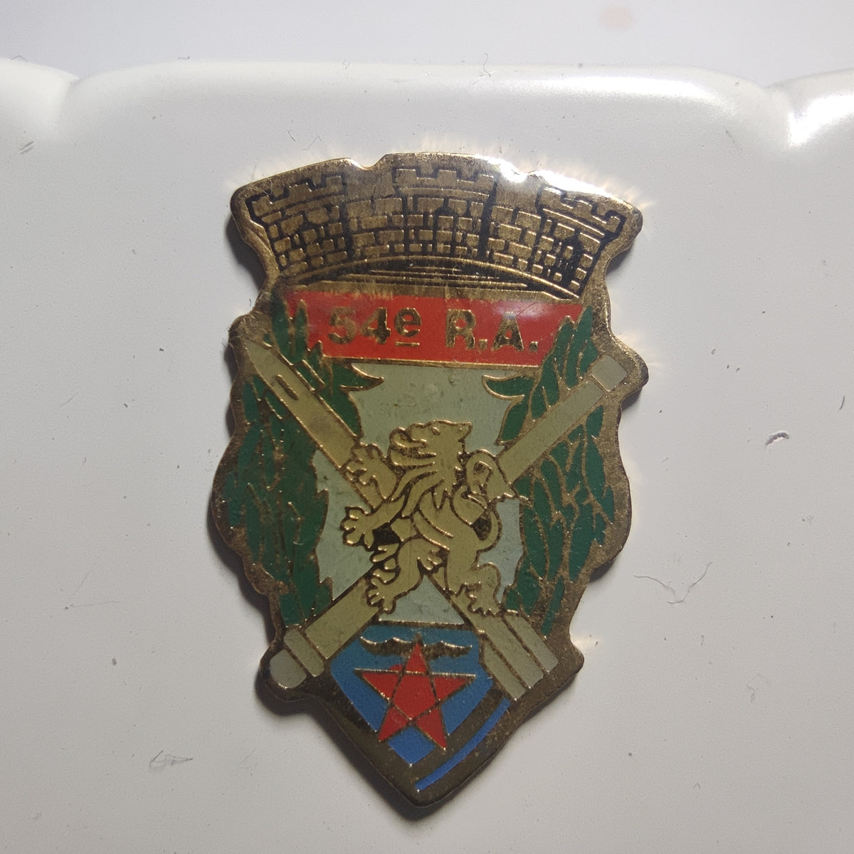 Pin’s 54e régiment d'artillerie (54e RA), vers 1990