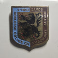 Pin’s 2e hussards, Chamborant, « Noblesse oblige, Chamborant autant », vers 1990
